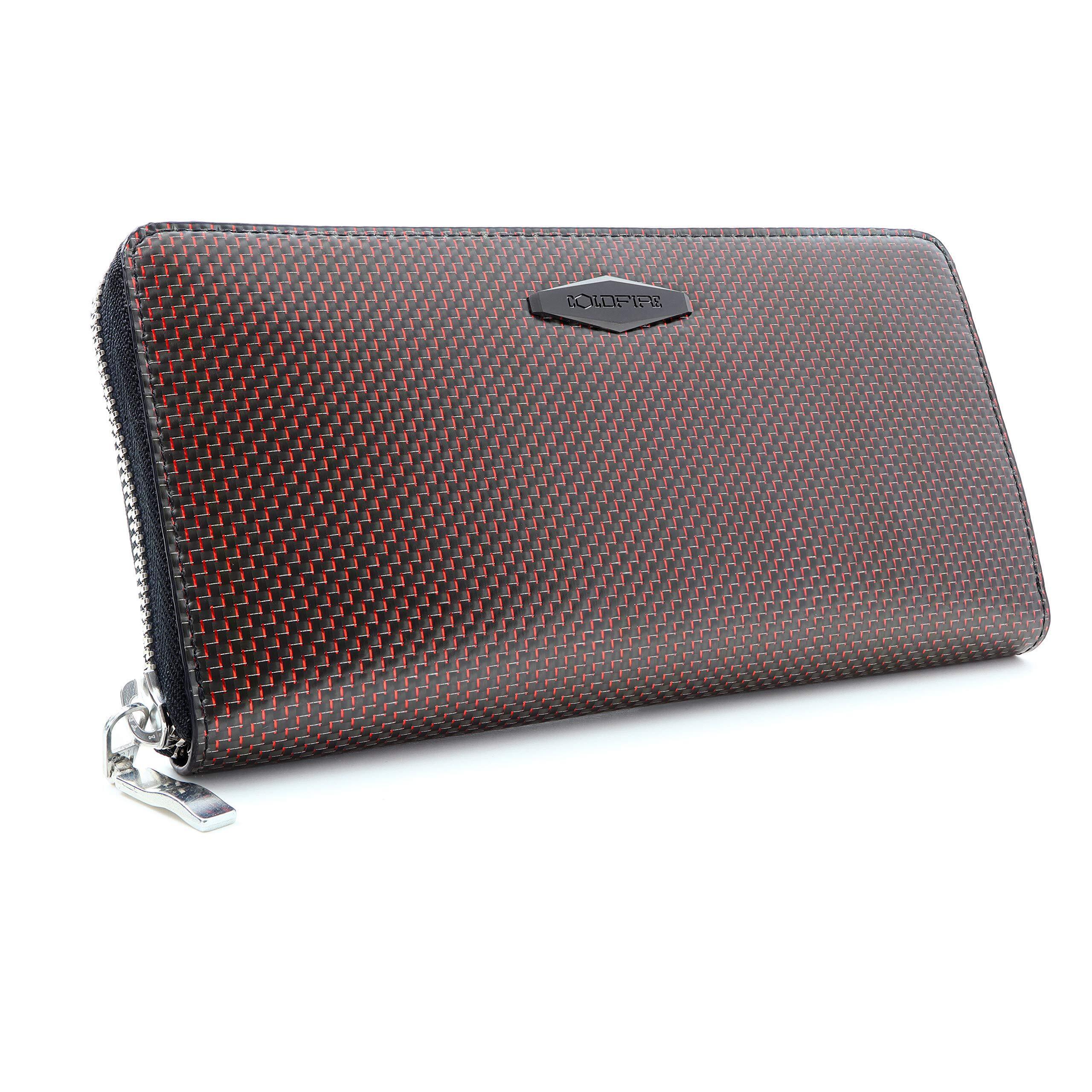 5823 Accordion Zip Around Rfid Wallets Clutch For Day Or Night
